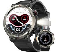 IOWODO Montre Connectée avec GPS et Boussole | ChatGPT | 7 Jours Autonomie Batterie | Appels Bluetooth | 100+ Modes Sportifs | Batterie 900 mAh 100 Jours en Veille | Android & iOS