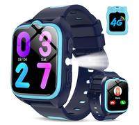 IOWODO Montre Connectée Femme Homme avec Appel Bluetooth, Notifications Réseaux Sociaux, Analyse Sommeil, Cardiofréquencemètre, Oxymètre, Podomètre,100 Modes Sport, pour Android & iOS (Z30-Bleu)