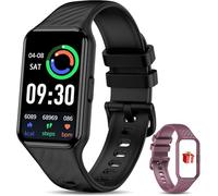 IOWODO Montre Connectée Femme Homme 2025, Appel Bluetooth, Mode Sport et étanchéité IP68, Détection de la Fréquence Cardiaque et Surveillance du Sommeil, 1,47'' HD Écran, Disponible pour Android/iOS