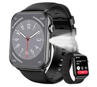 IOWODO Montre Connectée Femme Homme, Appel Bluetooth, Mode Sport et étanchéité IP68, Détection de la Fréquence Cardiaque et Surveillance du Sommeil, 1,47'' HD Écran, Disponible pour Android/iOS