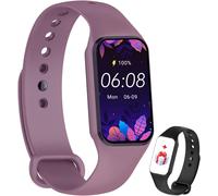 Iowodo Montre Connectée Femme Homme, Smartwatch, Montre De Sport, Étanche,Oxymètre Podomètre,Cardiofrequencemètre, Calories,Fitness Pour Android Ios Avec (Gris)