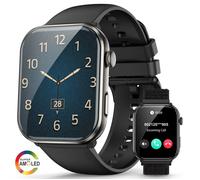 IOWODO Montre Connectée Homme 1.96"" Sport Smartwatch avec Appel Bluetooth Assistant Vocal SpO2 100+ Sports 5M Étanche Android iOS