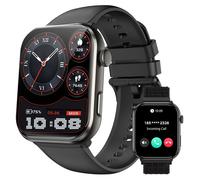 IOWODO Montre Connectée Homme Femme 1,91"" Écran AMOLED Smartwatch Sport Appels Bluetooth 5.0 IP68 Pédomètre Compatible Android iOS