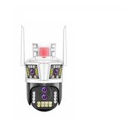 IP 360 Home App 8MP 4K Security Camera 4 Lens 10X Zoom 3 Screens PTZ Camera Two Way Audio Auto Tracking Color Night Vision(4 Lens add 32G Card)