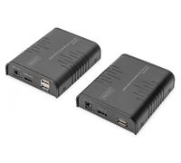 DIGITUS DS-55529 Extender/Splitter KVM HDMI - Full HD 1080p 60 Hz - 120 m Via câble LAN/Illimité Via Ethernet (Compatible IP) - Kit : émetteur & récepteur - HDMI 1.3 & HDCP 1.4