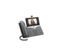 Cisco IP Phone 8865 - Visiophone IP - avec appareil photo numérique, Interface Bluetooth - IEEE 802.11a/b/g/n/ac (Wi-Fi) - SIP, SDP - 5 lignes - Charbon