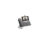 IP Phone 8865NR - Visiophone IP - avec appareil photo numérique - SIP, SDP - 5 lignes - Charbon - Conformité TAA