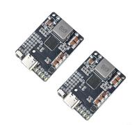 IP2369 2-6S Lot de 2 modules de charge de batterie au lithium 45 W PD3.1 pour QC3.0 Fast Charging Protection Board avec indicateur LED pour projets de batterie externe DIY Noir 38 x 28 mm