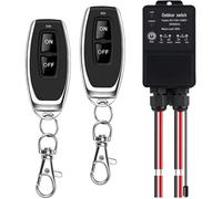IP44 Interrupteur a Telecommande, AC 240V 220V 30A Commutateur a Distance sans Fil, Relais pour Éclairage, Pompe à Eau, Appareils Ménagers, Irrigation Agricole