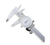 IP54 Digital Caliper Métal Règle en acier inoxydable Énergon Vernier Calipers Micromètre Profondeur Outils de mesure 6in / 150mm(Box Dial Caliper)