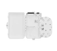 IP65 BoîTe De Distribution De Fibres Durables 4 Center, Moup Moup Fiber Optic Board Outdoor IntéRieur, ABS Avec Gestion Du CâBle