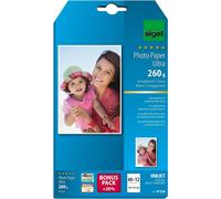 sigel - Papier photo Ultra, format photo, 10 x 15 cm, super brillant, 260g, 60f G