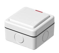 IP66 16A Waterproof Switch Electrical Doorbell 110-250V Kitchen Bathroom Outdoor Universal Power Adapter A Switch