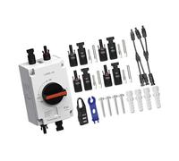 IP66 Déconnecteur solaire Changement 32 A 1200 V Courant continu Plan dense pour onduleurs contrôleurs projets extérieurs Changement séparé