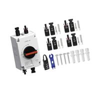 IP66 Déconnecteur solaire Changement 32 A 1200 V Courant continu Plan dense pour onduleurs contrôleurs projets extérieurs Changement séparé