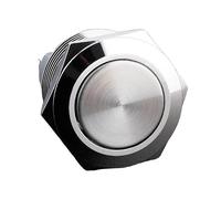 IP67 Momentary/Latching Flat Round Head 15A 250VAC Metal Push Button Switch 16/19/22MM NWPNLXEA(22mm,MOMENTARY_24V)