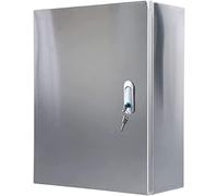 Ip67 Stainless Steel Junction Box - Weatherproof Electrical Enclosure For Indoor/Outdoor Use, Wall-Mounted Control Box With Mounting Plate, 40X20X50Cm, Durable Meter Box-A Color-50*30*60cm