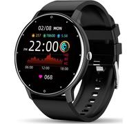 Ip67 Waterproof Smart Watch For Men And Women With Bluetooth Calling, Multifunction Smartwatch 1.3 Inch Touch Screen, Heart Rate Monitor 8 Modes Sport For Android Ios Black