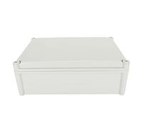 IP67 Watertight Electrical Junction Box | ABS Engineering Project Case for Outdoor/Indoor Use | 380x280x130mm Mounting Plate with Grid Design | Weatherproof Electric Enclosure