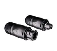 IP68 Lot de 3 prises CA femelles et mâles étanches pour connexion d'onduleur Betteri BC01, accessoire d'alimentation solaire ABS durable, compatible avec câble de 10 à 13 mm de diamètre