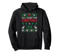 IPA Craft Beer Snobs Moche Noël Ugly Christmas Sweat à Capuche
