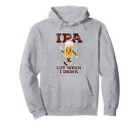 IPA Lot Mug à bière rétro Inscription When I Drink Sweat à Capuche