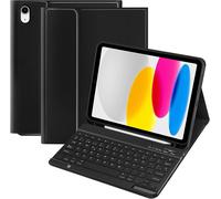 iPad 10th Generation Keyboard, iPad 10th Generation Case with Keyboard (Spanish QWERTY Ñ), Ultra Slim, Removable and Bluetooth Wireless Connection, Compatible with iPad 10th Generation 10.9 Inch