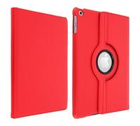 iPad 5 / 6 / Air Housse de protection multi-angles rouge - support pivotant à 360 degrés