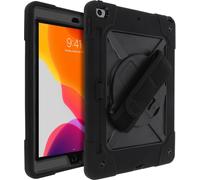 iPad 9 2021, 8 2020 et 7 2019 Étui hybride avec poignée et support - Noir