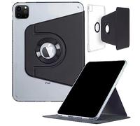 iPad Air-6. (13'') 2024 Hülle, DMaos Magnetic Abnehmbare Smart Cover, faltbarer Ständer, 360° drehbar - Schwarz
