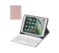 Ipad Keyboard Case, with Normal Keyboard Without Backlight, Slim Leather Folio Smart Cover for Ipad 2020 / 2019-ipad 10.2