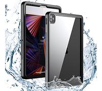 iPad Pro 12.9 2022/2021 【5e/6e génération】 Coque étanche, pour Sports de Plein air IP68 étanche résistant aux Chocs à la Neige à la poussière Protecteur d'écran intégré pour iPad Pro 12.9 2021/2022