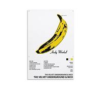 IPADSA Poster sur toile The Velvet Underground & Nico The Velvet Underground - Décoration de chambre à coucher - Paysage sportif - Cadeau sans cadre - 30 x 45 cm