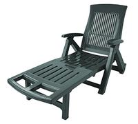 ipae-progarden lit Pliant avec Roues Vert - Modèle zircone