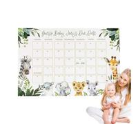 ipago Calendrier de prédiction de Naissance de bébé, Calendrier des Dates d'accouchement de bébé,Calendrier de prédiction de la Date d'échéance pour l'anniversaire de bébé | Signe commémoratif de