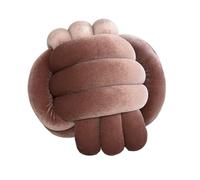 IPAGSEFWE Coussin à nœuds, Coussin d'oreiller Boule noué à Trois brins tissé la Main Multicolore for Baie vitrée