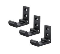 IPAGSEFWE Crochets muraux pliables, Pack De 3 Patères Pliantes Multicolores Petites Et Grandes(Black,S)