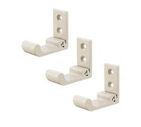 IPAGSEFWE Crochets muraux pliables, Pack De 3 Patères Pliantes Multicolores Petites Et Grandes(Milk Coffee,S)