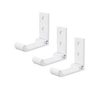 IPAGSEFWE Crochets muraux pliables, Pack De 3 Patères Pliantes Multicolores Petites Et Grandes(White,L)