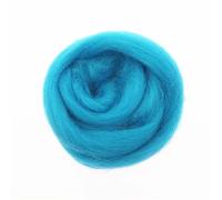 IPAGSEFWE Laine cardée pour feutrage, Fibre de Laine mèche for feutrage à l'aiguille, filage, Bricolage, Artisanat, Multicolore, 10 g/50 g/100 g(100,10g)