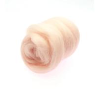 IPAGSEFWE Laine cardée pour feutrage, Laine mèche Fibre for feutrage à l'aiguille, feutrage Humide, filage à la Main, matériaux d'artisanat de Bricolage, Multicolore, 100 g(64)