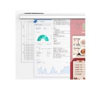 IPAGSEFWE Porte-Commandes pour Restaurant, Porte-Ticket de Restaurant avec Emplacement for Stylo et adhésif, argenté, 25-125 cm(L 95 cm)