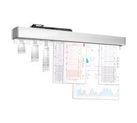 IPAGSEFWE Porte-Commandes pour Restaurant, Porte-Ticket magnétique argenté, Plusieurs Tailles(L 35.4 in)