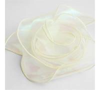 IPAGSEFWE Ruban en organza en mousseline de soie de 10 mètres, différentes tailles, multicolore pour travaux manuels et emballages cadeaux (beige, 10 x 10 verres)