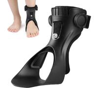 IPAGSEFWE Stabilisateurs pour Chevilles, Orthèse de Pied Tombant avec Coussin Gonflable, chevillère for AVC, Noire, Plusieurs Tailles(Right,L)