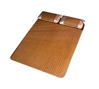 IPAGSEFWE Tapis de Couchage d'été en rotin et Bambou | Couleur comme indiqué 135 x 200 cm, 150 x 200 cm for le sommeil.(135x200cm)