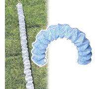 IPAGSEFWE Tuyau de Drainage Souterrain Flexible, Tuyau de Drainage français perforé 2 Pouces, Flexible et ondulé, avec Fil d'acier intégré(L 130ft(39.6m))