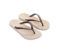 Ipanema Femme Anatomica Tan FEM Flat Sandal, Beige/Copper, 43 EU