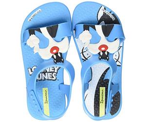 Ipanema Bébé garçon Looney Tunes Baby Sandale Plate, Bleu, 25.5 EU Étroit
