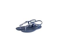 Ipanema CLASS TWIST SANDAL FEM - Sandales pour femme avec décorations scintillantes - Semelle plate, bleu, 38 EU